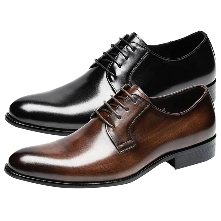 adviicd Mens Shoes Mens Oxford Dress Shoes (Black,8.5  display picture 3