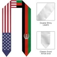 thumbnail image 2 of Afghanistan &amp; USA United States Flag Graduation Stole International Student Stole Pride Shawls Unisex, 2 of 6