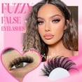 thumbnail image 4 of Half Lashes Natural Look Wispy False Eyelashes Mink 3/4 Corner Lashes Clear Band Fake  7 Pairs Multipack by Eefofnn, 4 of 14