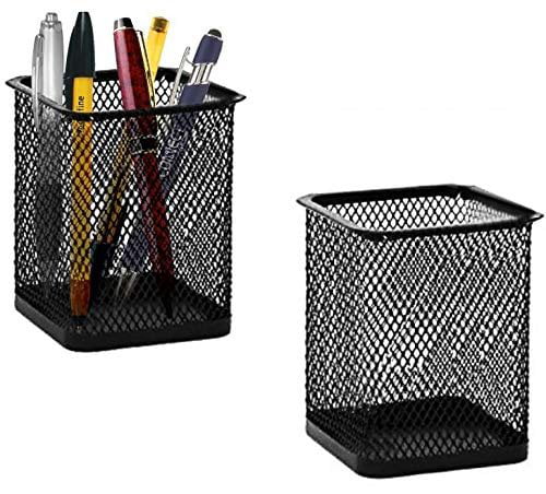 Details about   Klickpick Office Metal mesh Can Pen Pencil Cup Holder for Office Desk Multipl...