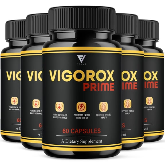 (5 Pack) Vigorox Prime Health Management Supplement, VigoroxPrime (300 Capsules)