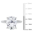 thumbnail image 3 of Everly Women's Created Moissanite 10K White Gold Engagement Ring, 3 of 8