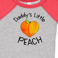 thumbnail image 4 of Inktastic Daddy's Little Peach Cute Peach Heart Boys or Girls Baby Bodysuit, 4 of 5