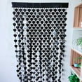 thumbnail image 3 of 4 Pack Valentines Decorations, Valentines Party Decoration, 3.3x6.6ft Black Heart Shape Tinsel Fringe Curtain Valentines Photo Streamer Backdrop for Birthday, Engagement, Wedding Party Supplies, 3 of 5