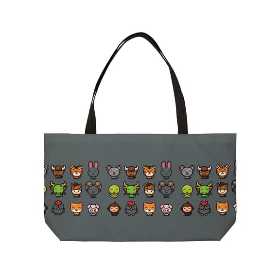 Chinese Zodiac Weekender Tote Bag