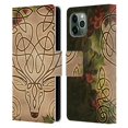 thumbnail image 1 of Head Case Designs Officially Licensed Brigid Ashwood Celtic Wisdom 3 Stag Leather Book Wallet Case Cover Compatible with Apple iPhone 11 Pro, 1 of 6