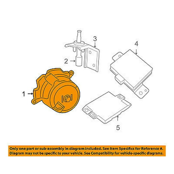 CHRYSLER OEM AntiTheft Alarm SystemSiren 4692034AB