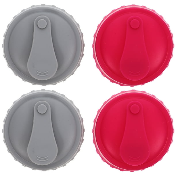 4 tapas de silicona reutilizables para latas de refresco, cerveza y refrescos