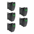 thumbnail image 2 of True Mods 5pc 12V DC SPST Rocker Toggle Switch Kit [20 Amp] [Rectangle] [Green LED] Power ON/Off Switch for Automotive Jeep ATV UTV Boat, 2 of 4
