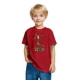 thumbnail image 3 of RXIRUCGD 2025 Vêtements d'Été pour Enfants T-shirt Imprimé Mode Mignon Col Rond Manches Courtes, 3 of 5