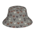 thumbnail image 1 of Fotbe Rooster Sombrero Tipo Pescador con Estampado – Sombrero de Sol de Algodón de Moda para Playa, Golf, Pesca, 1 of 6