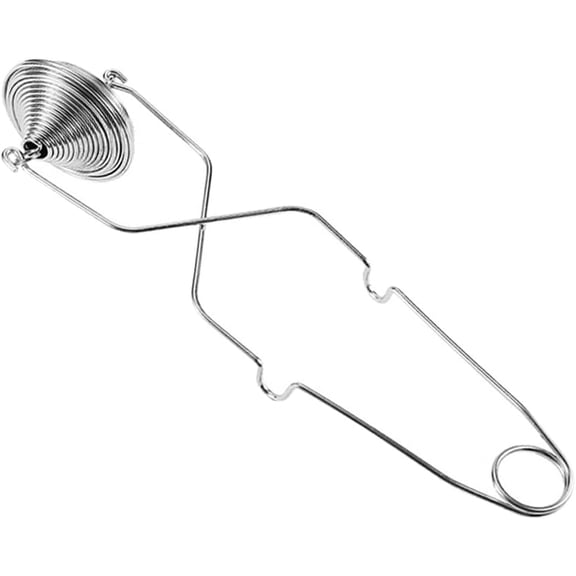 ABPETE Powder Sugar Shaker Duster, 6.6 Inch Stainless Steel Pick Up and Dust Flour Sifter Flour Wand Dusting Wand Dispenser for Baking