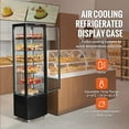 thumbnail image 4 of KFFKFF Refrigerated Display Case Display Refrigerator 9.8 Cu.Ft./278L 5-Level Business Display Fridge with LED Illumination Commercial Refrigerator Pastry Display Case, 4 of 9