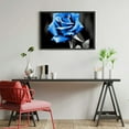 thumbnail image 6 of WYYP Blue Rose Wooden Jigsaw Puzzle Challenging Difficult Wood Puzzles for Adults 1000 PCS, 6 of 6