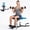 Black & Blue, variant on CONCETTA Deep Squat Machine for Glutes, Legs & Core Strength, Adjustable Home Gym Fitness Equipment, Black & Blue