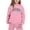Pink, variant on XUELUO Toddler Girls Outfits Sets Chicago Letter Print Hoodies   Jogger Pants Tracksuits Loose Children Girls 2 Piece Outfits