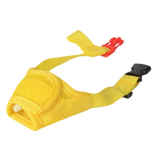 Bozal suave para perros pequeños, medianos y grandes. Malla transpirable. Bozal para mascotas con hocico largo para evitar que muerdan y mastiquen, con correas ajustables. A prueba de ladridos....