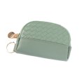 thumbnail image 1 of Monedero de piel para mujer, monedero con llavero, bolsillo para monedas, minimonedero para mujer, tarjeta de crédito, identificación, llave, auriculares, lápiz labial, 1 of 5