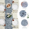 thumbnail image 3 of Tapete de mesa AGIRL Boho Dusty Blue 89 x 305 cm, paquete de 12, 3 of 7