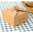 thumbnail image 3 of 12 piezas de cajas de papel Kraft boda caja cuadrada para artesanía DIY, 3 of 6