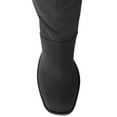 thumbnail image 5 of Journee Womens Letice Platform Square Toe Boots, 5 of 10