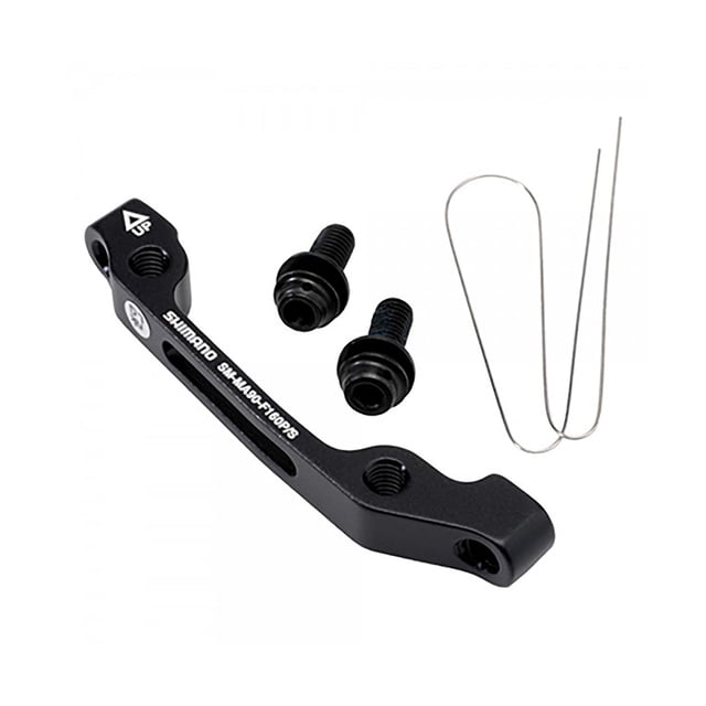 Adaptador delantera Shimano SM-F160 para freno de disco gris oscuro