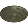 thumbnail image 3 of Ekena Millwork 15 3/4"OD x 1 1/2"P Devon Ceiling Medallion (Fits Canopies up to 3 5/8"), Hand-Painted Witch Hazel, 3 of 6