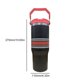 thumbnail image 4 of Botella Acero Inoxidable 30oz () Naranja, 4 of 8