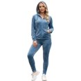 thumbnail image 1 of Conjunto de Sudadera y Pants Aterciopelado Unitalla para Mujer Diseño Cómodo y Sofisticado, 1 of 5