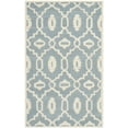 thumbnail image 3 of SAFAVIEH Chatham Ethan Geometric Wool Area Rug, Blue/Ivory, 3' x 5', 3 of 8