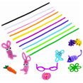 thumbnail image 6 of 800 Pcs Random Colors Pipe Cleaners Chenille Stem 6mmx12 Inch for DIY Art Crafts Decorations, 6 of 6
