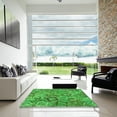 thumbnail image 7 of Ahgly Company Machine Washable Indoor Rectangle Transitional Forest Green Area Rugs, 4' x 6', 7 of 7