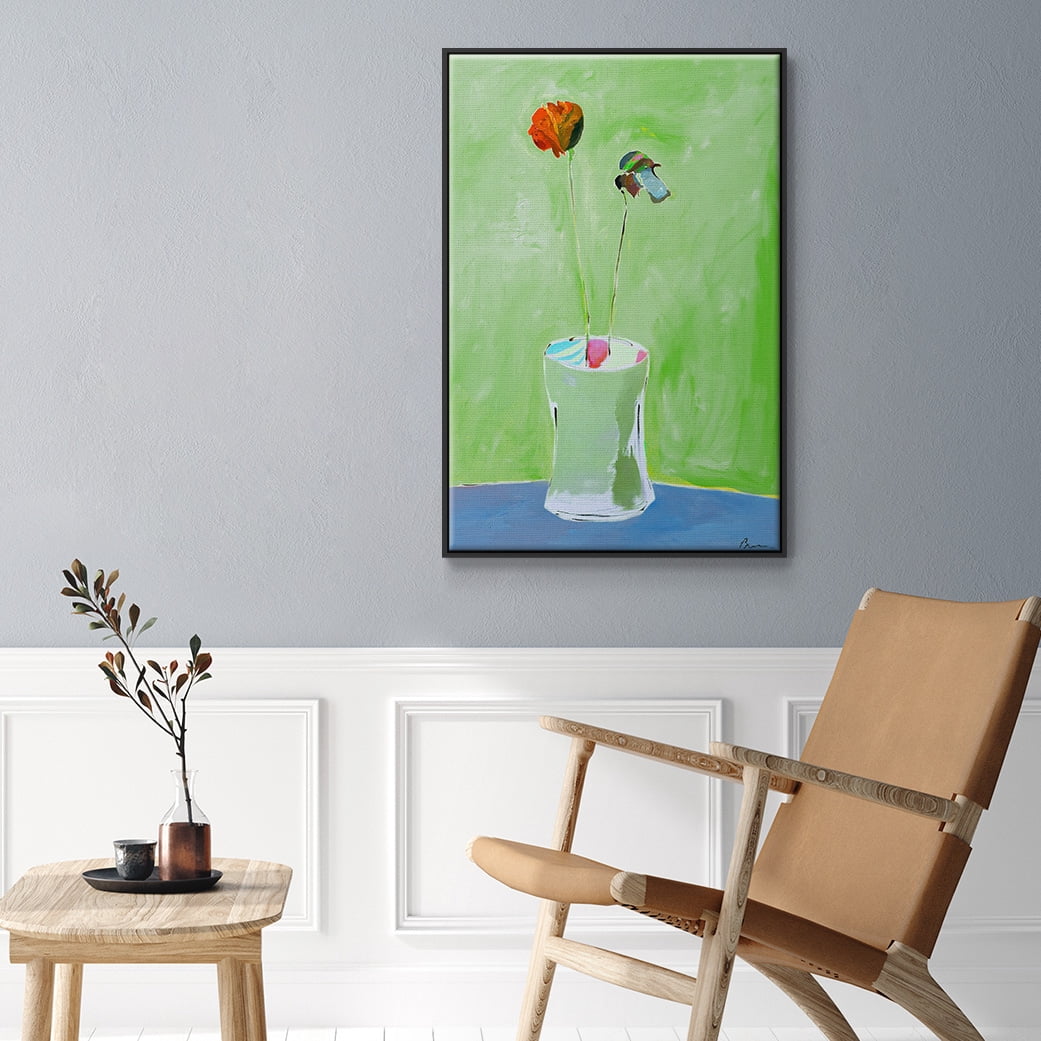 Green Day Framed Premium Gallery Wrapped Canvas - Ready to Hang