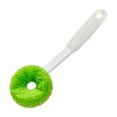 thumbnail image 2 of Japanese Style Kitchen Cleaning Brush for Non-Stick Pots & Small Bowls | Long Handle Right-Angle Design for Corners & Gaps | 9-Inch Flexible Plastic Brush for Sinks & Tiles, 2 of 6