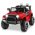 thumbnail image 1 of Costway 12V Kids Ride On Truck Car Electric Vehicle Remote with Music & Light Red, 1 of 10