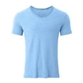 thumbnail image 6 of Men's Tank Tops Sleeveless Workout Fitness Athletic Shirts Men's V Neck T Shirt Casual Comfortable Breathable Soft Basic Tee For Daily Wear Home Outdoor Hiking Spring Summer, 6 of 7
