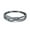 Black, variant on Simulated Cubic Zirconia Size-5 Infinity Twisted Half Eternity Wedding Band Ring 925 Sterling Silver