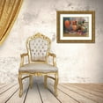 thumbnail image 3 of Bansemer, Roger 32x26 Gold Ornate Wood Framed with Double Matting Museum Art Print Titled - Pumpkins on the Hearth, 3 of 4
