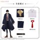 thumbnail image 1 of Disfraz de Cosplay de Mashle para niños, uniforme de la Academia de magia, peluca azul, capa, capa, Rayne, Lemon, Easton, 1 of 5