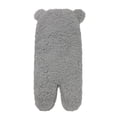 thumbnail image 5 of Baby Fleece Jumpsuits, Infant Newborn Plush Sleepwear Hooded Romper Warm Coat Flannel Fleece Jumpsuit Fuzzy Outwear, 5 of 6
