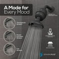 thumbnail image 6 of SparkPod 23-Stage Filtered Shower Head, 3 Modes, Fixed Mount, High-Pressure Shower Head (Black Matte), 6 of 8