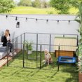 thumbnail image 2 of PawHut Dog Playpen, 16 Panels Dog Fence w/ Straps, 39" H, for Large Dogs, 2 of 10