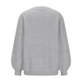 thumbnail image 5 of RYRJJ Oversized Sweaters for Women Long Sleeve Crew Neck Pullover Sweater Casual Fall Heathered Knit Tops Fashion(Gray,S), 5 of 6