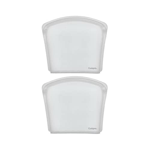 Browne Foodservice Bolsas de Silicona Cuisipro Pack-It 20x18 cm 800 ml Paquete de 2