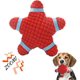 thumbnail image 1 of Juguetes para perros chirriantes, juguetes para perros chirriantes, juguetes interactivos de látex, juguetes para masticar para perros pequeños, medianos y grandes (estrella de mar roja) JM, 1 of 5