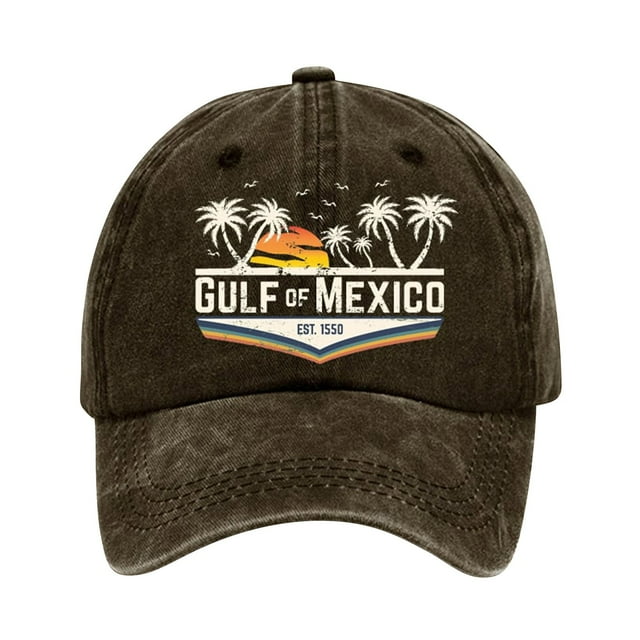 Visors Of Mexico Casquette de Baseball Décontractée Imprimée Casquette Rétro Casquette à Langue de Canard en Polyester