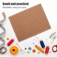 thumbnail image 3 of WHAMVOX Durable Chocolate Cork Board with Grid Design for Crochet Macrame Beading and Craft Projects, 3 of 6