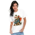 thumbnail image 5 of Cute Christmas Santa Animal Present Women's Graphic T Shirt Tees Brisco Brands L, 5 of 5