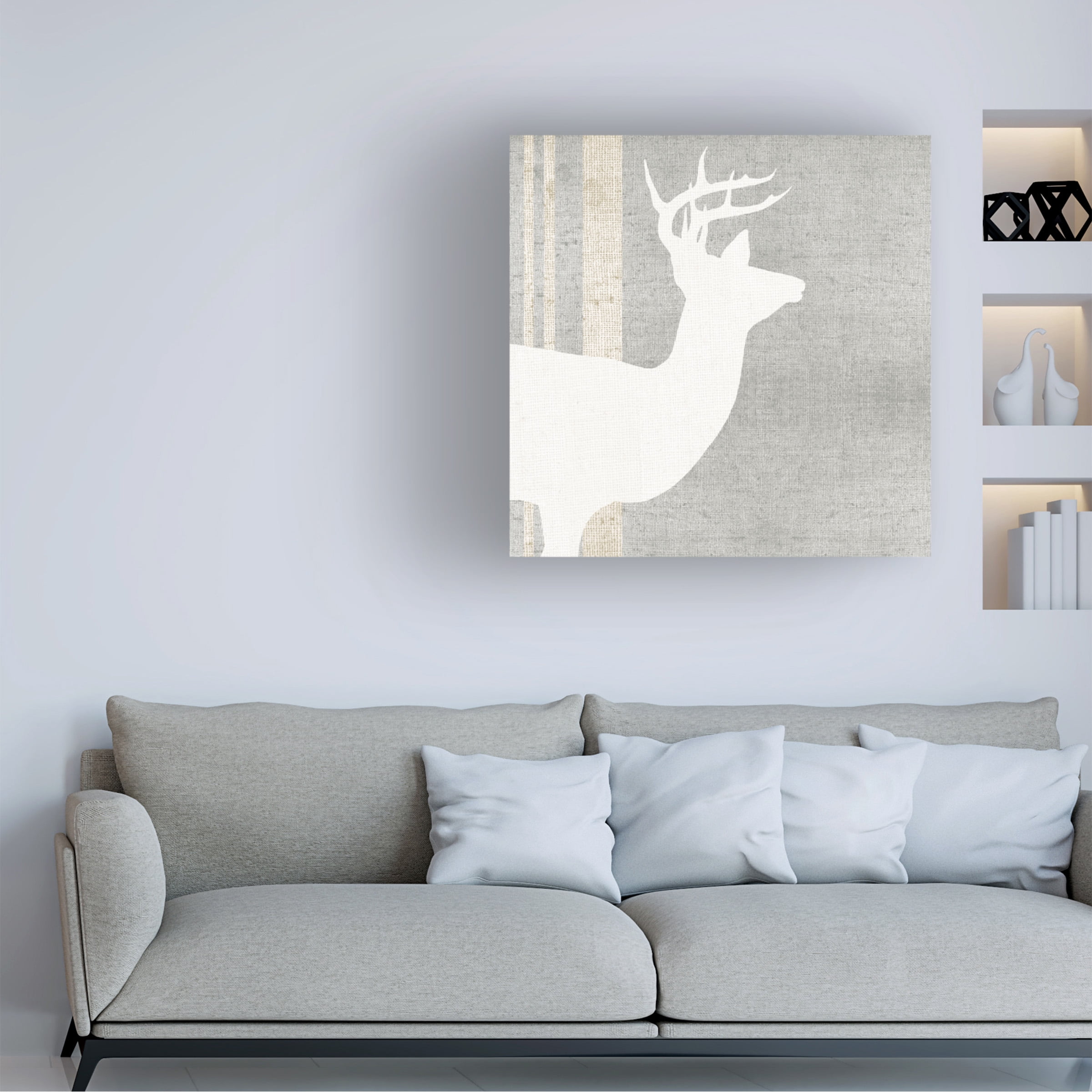Trademark Fine Art 'Woodland Animal I' Canvas Art by Wild Apple Portfolio