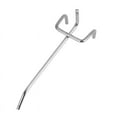 thumbnail image 5 of 75 Piezas 100mm Tablero de de Listones Clavija de Tienda de Exhibicion Al Por Menor de la Pared Colgar Apto Casa Percha Cromo Metal 1-1.5Kg Cargo, 5 of 5